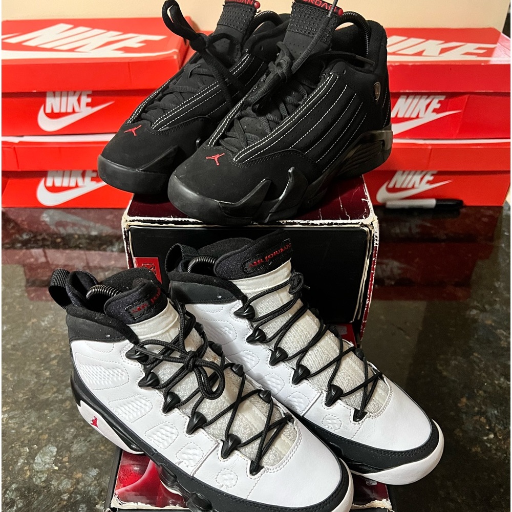Nike Air Jordan Collezione 14/9 (gs) 318542-992 Sz 5Y Rare FAIR Condition!!